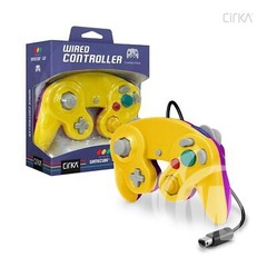 CirKa Wired Controller For GameCube/Wii - Yellow/Purple